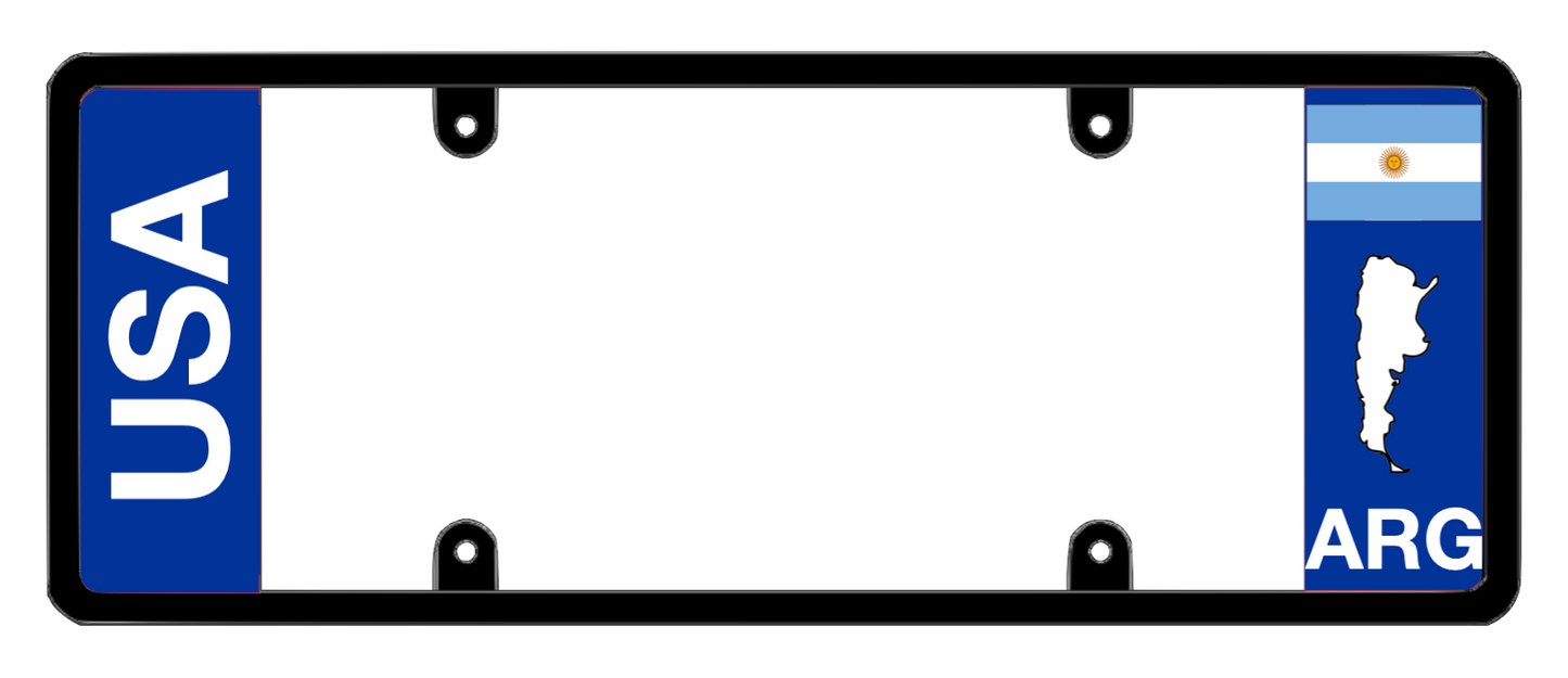 DFS Argentina ARG Patented License Plate Frame Holder