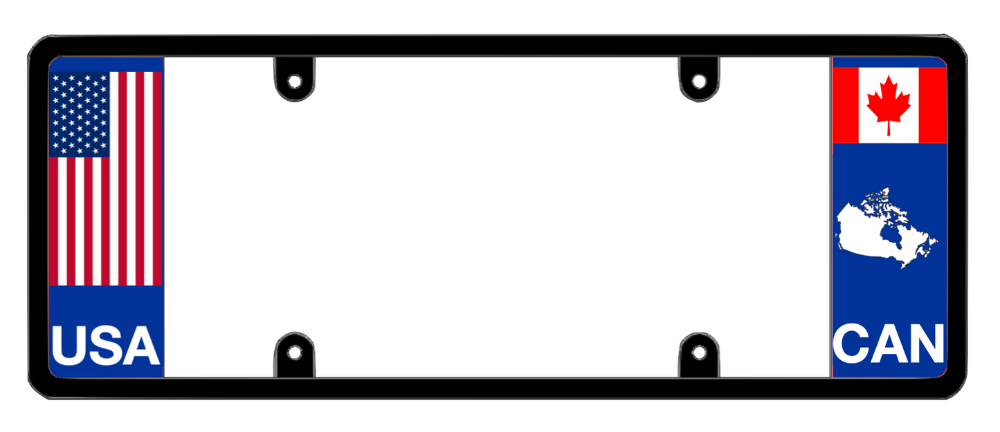DFS Canada CAN Patented License Plate Frame Holder