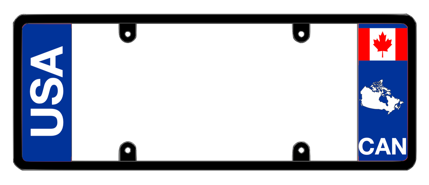 DFS Canada CAN Patented License Plate Frame Holder