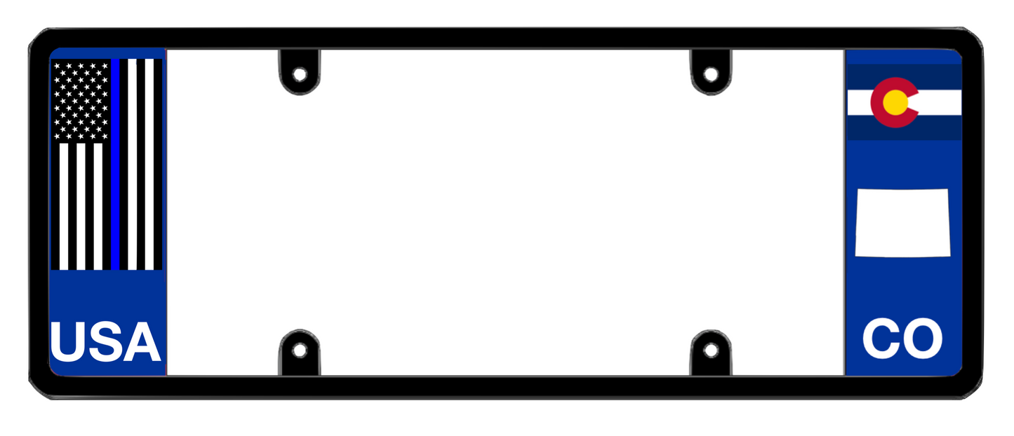 DFS Colorado CO Patented License Plate Frame Holder