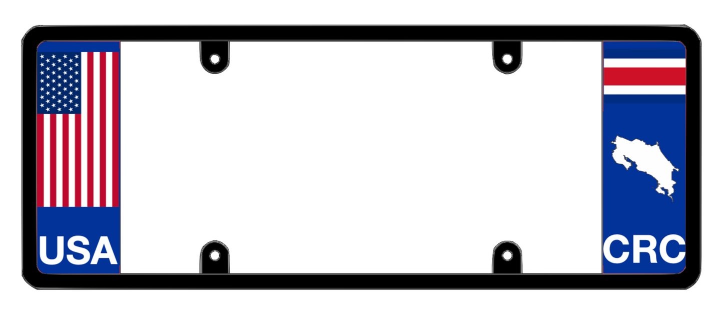 DFS Costa Rica CRC Patented License Plate Frame Holder