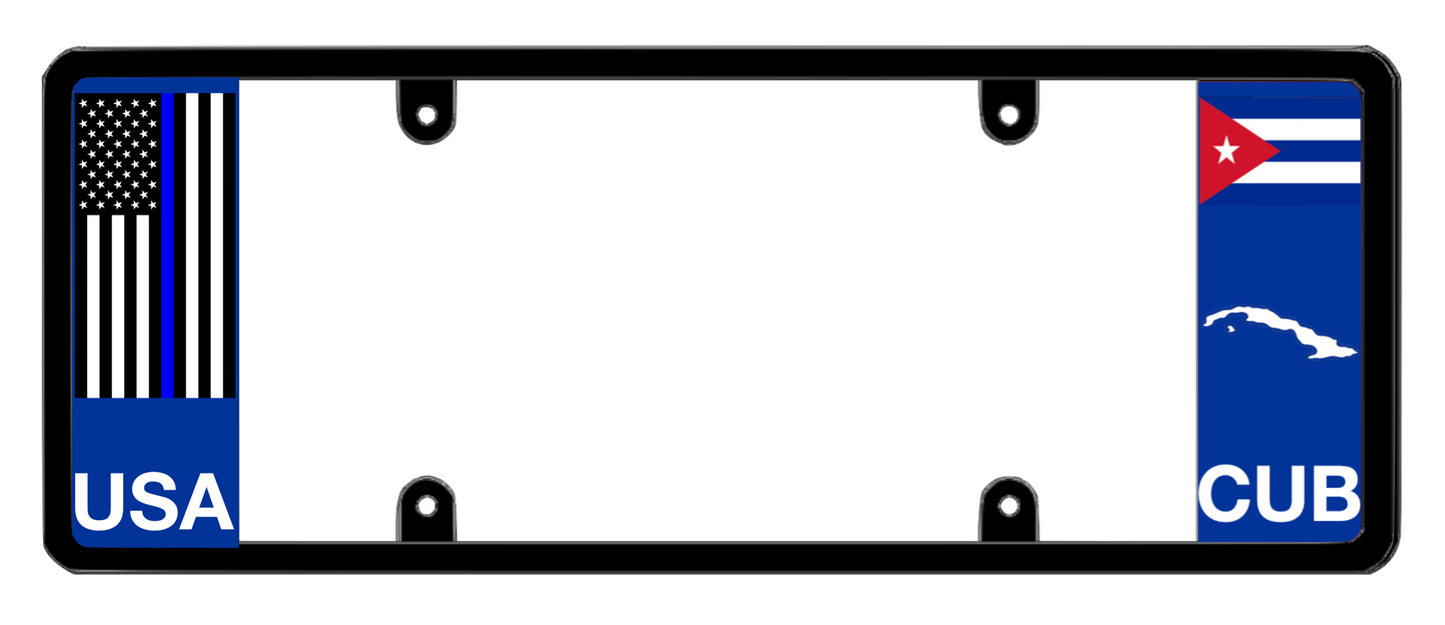 DFS Cuba CUB Patented License Plate Frame Holder