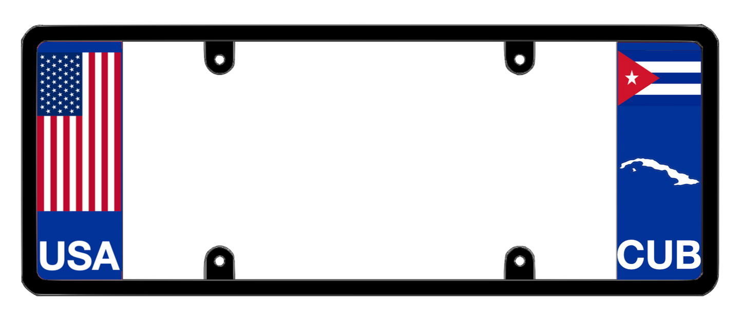 DFS Cuba CUB Patented License Plate Frame Holder