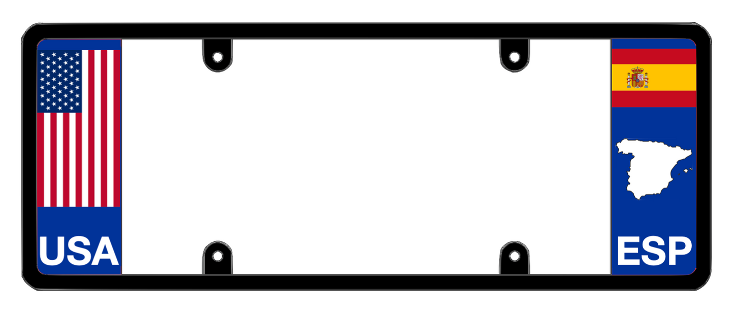 DFS Spain ESP Patented License Plate Frame Holder