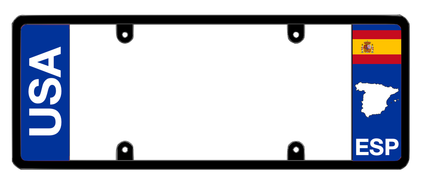 DFS Spain ESP Patented License Plate Frame Holder