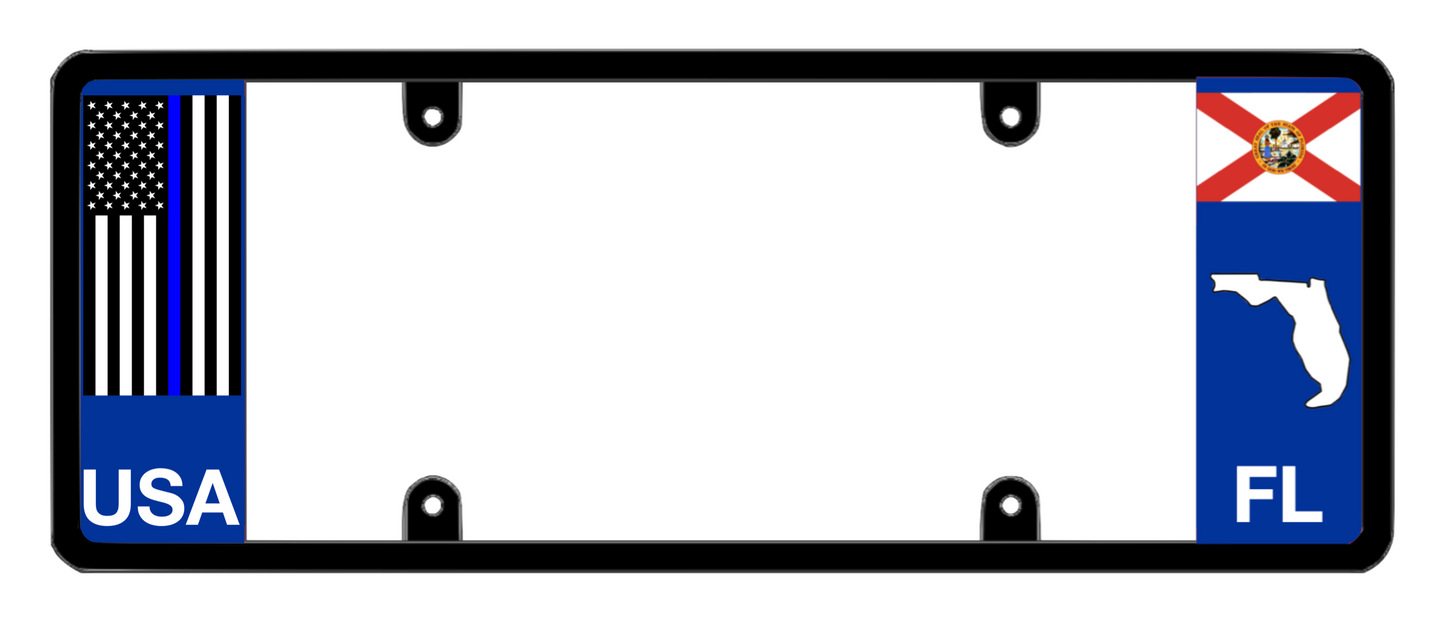 DFS Florida FL Patented License Plate Frame Holder