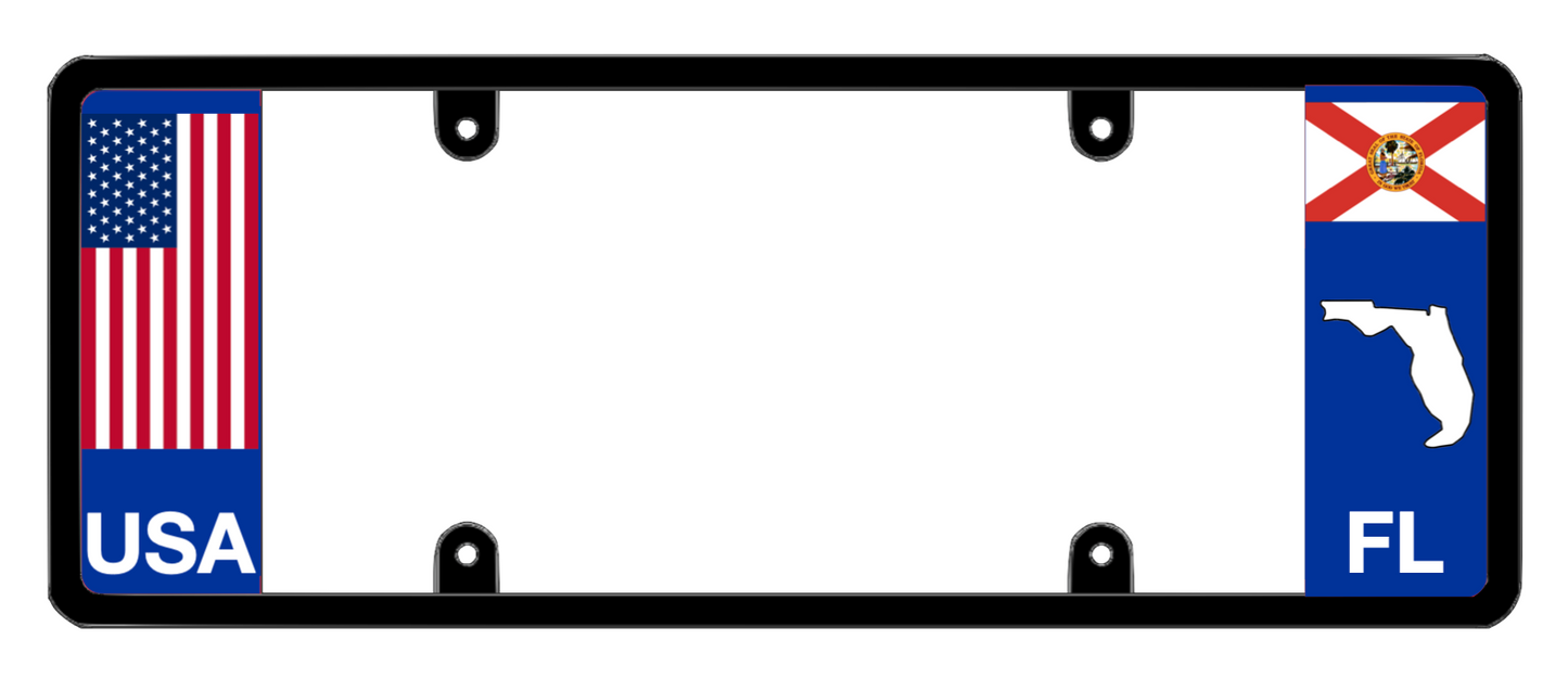 DFS Florida FL Patented License Plate Frame Holder