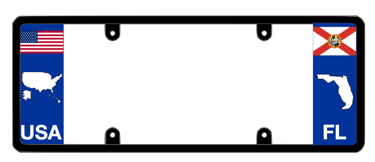 DFS Florida FL Patented License Plate Frame Holder