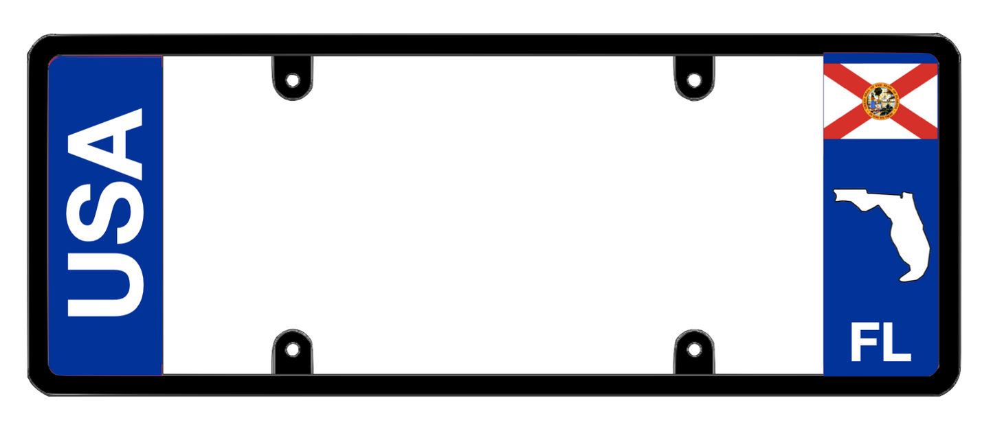 DFS Florida FL Patented License Plate Frame Holder