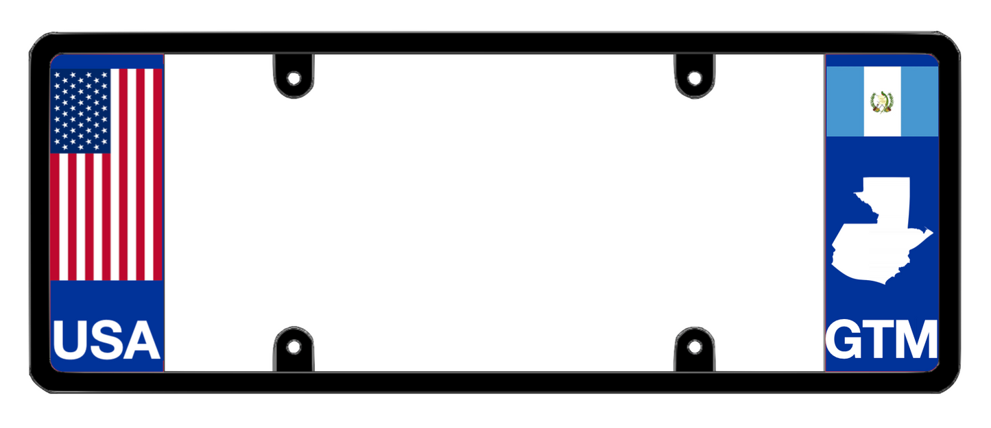 DFS Guatemala GTM Patented License Plate Frame Holder