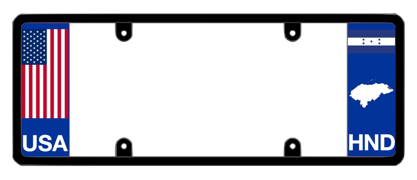 DFS Honduras HND Patented License Plate Frame Holder