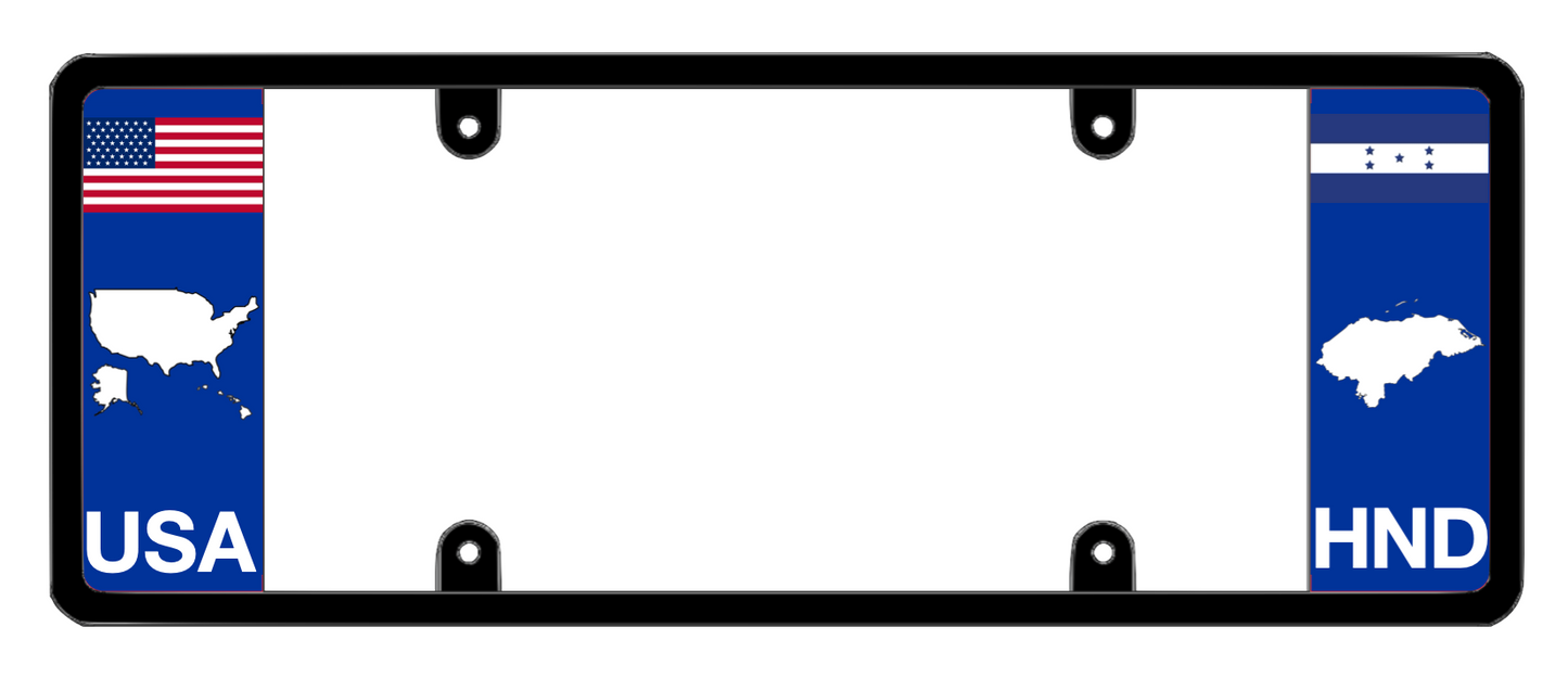 DFS Honduras HND Patented License Plate Frame Holder