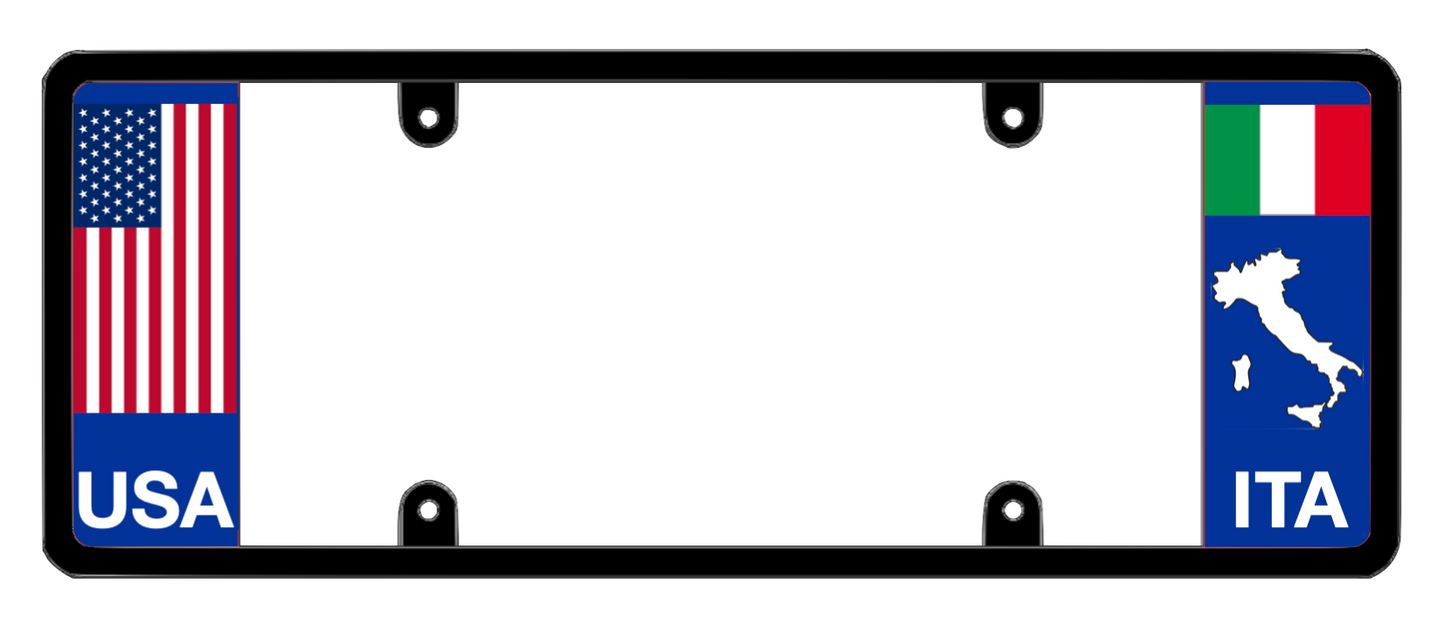 DFS Italy ITA Patented License Plate Frame Holder