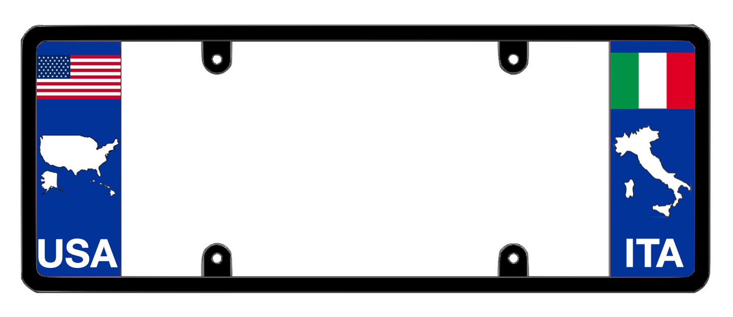 DFS Italy ITA Patented License Plate Frame Holder