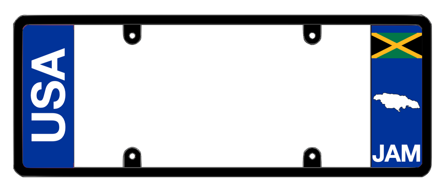 DFS Jamaica JAM Patented License Plate Frame Holder