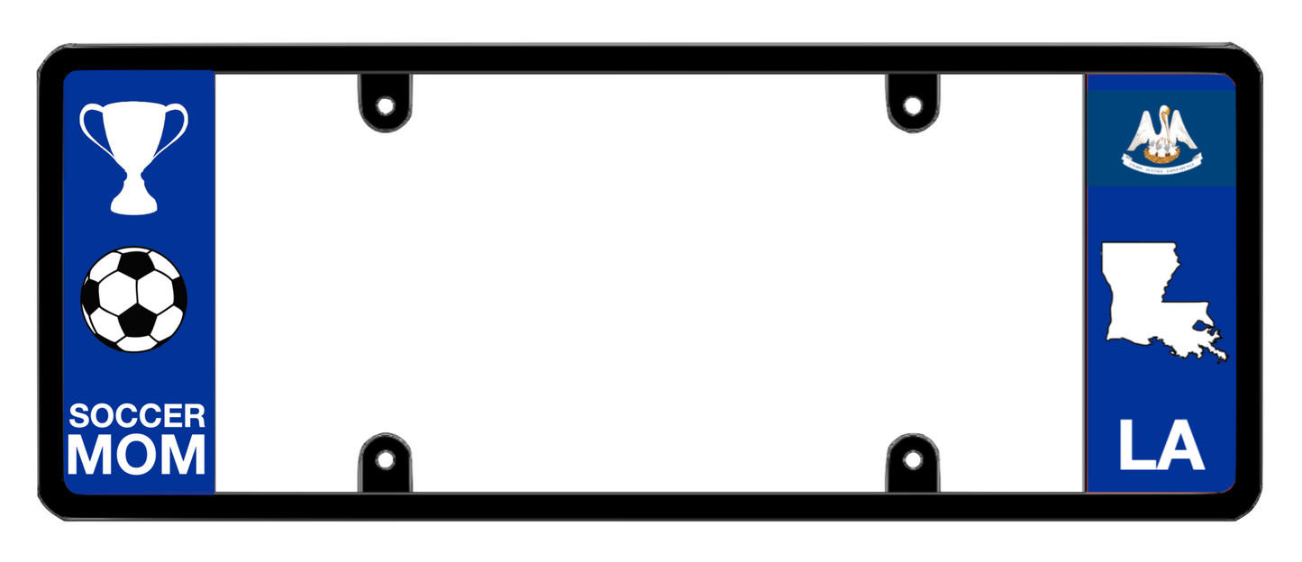 DFS Louisiana LA Patented License Plate Frame Holder