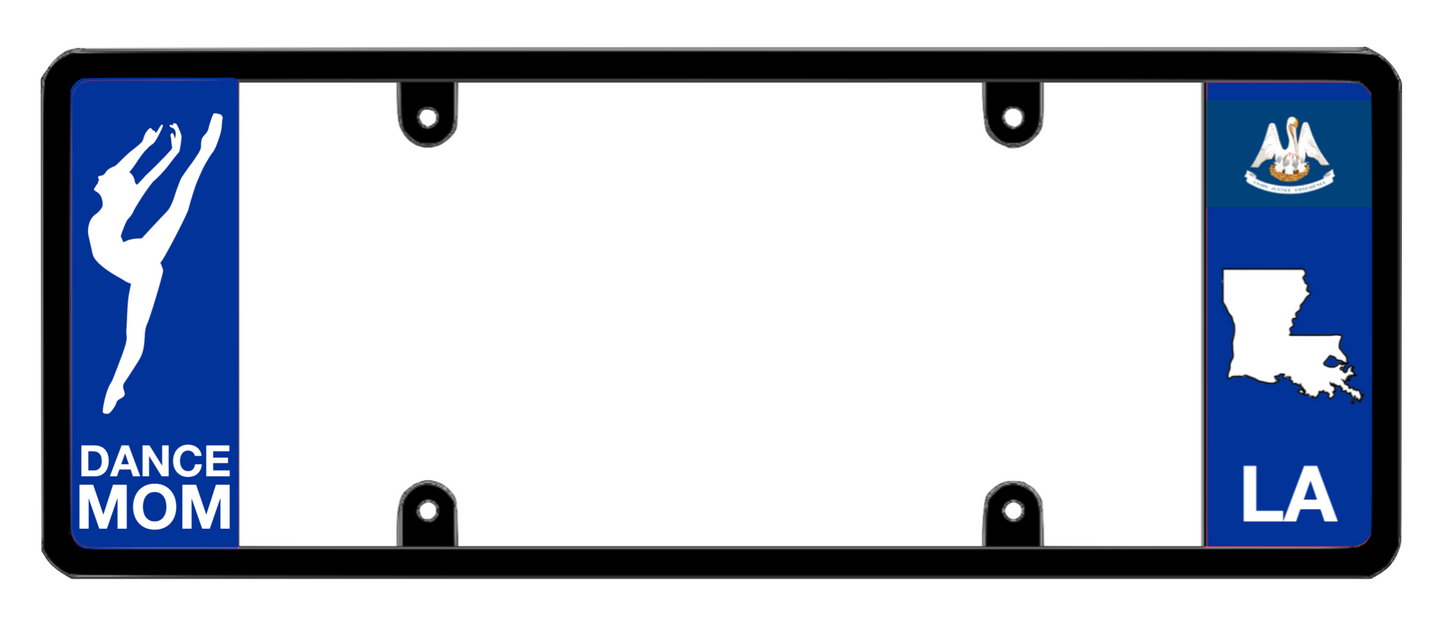 DFS Louisiana LA Patented License Plate Frame Holder