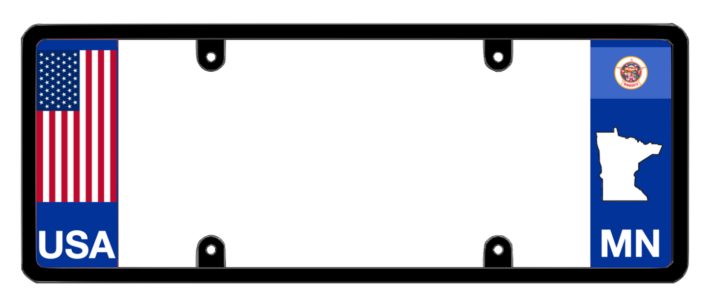 DFS Minnesota MN Patented License Plate Frame Holder