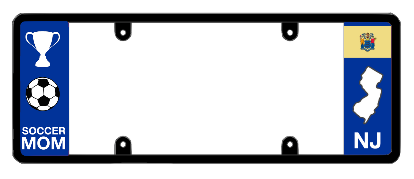 DFS New Jersey NJ Patented License Plate Frame Holder