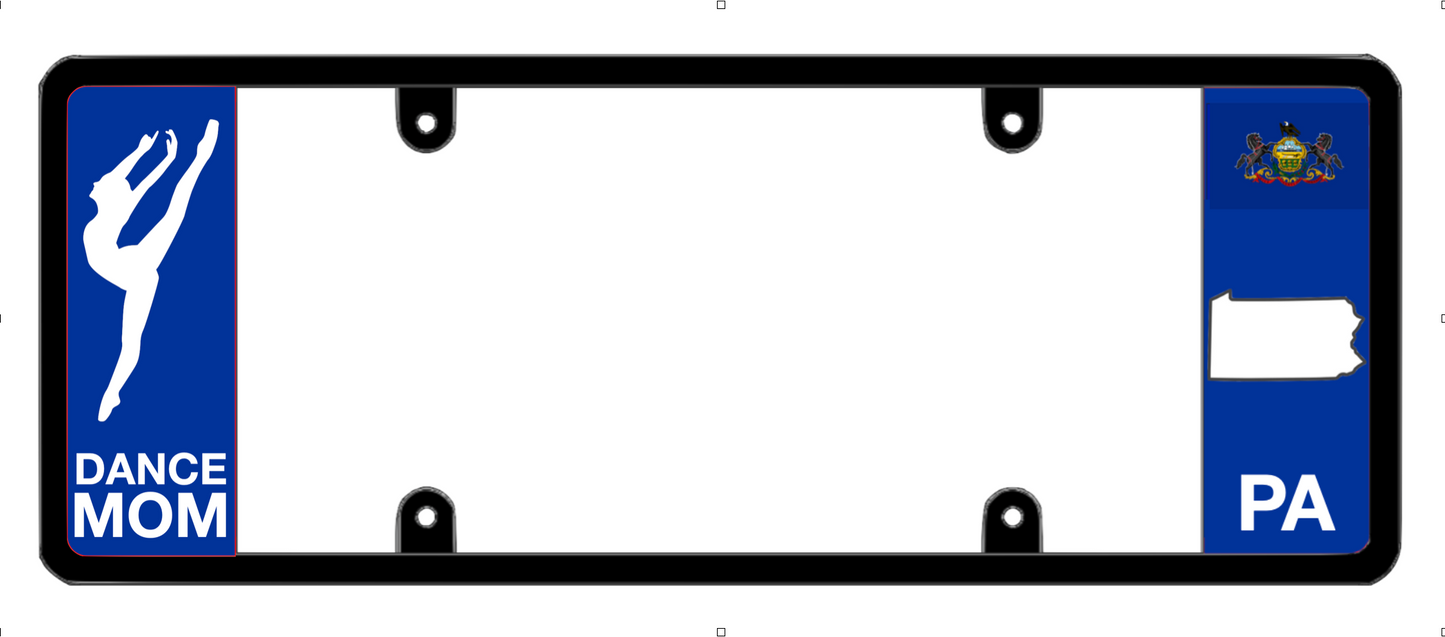 DFS Pennsylvania PA Patented License Plate Frame Holder