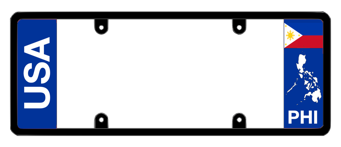 DFS Philippines PHI Patented License Plate Frame Holder