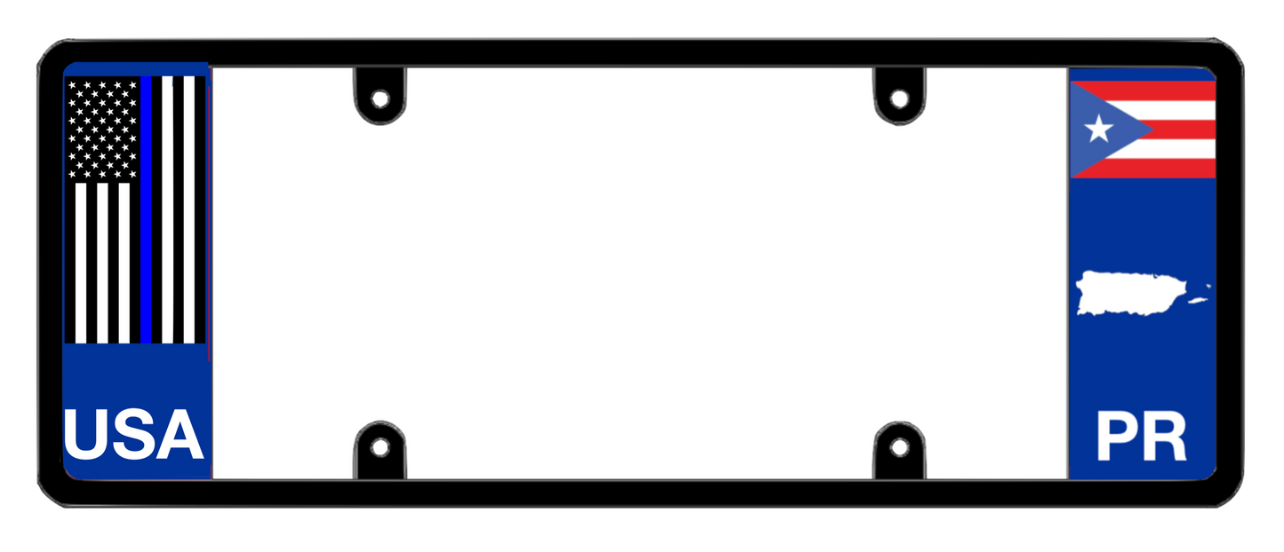 DFS Puerto Rico PR Patented License Plate Frame Holder