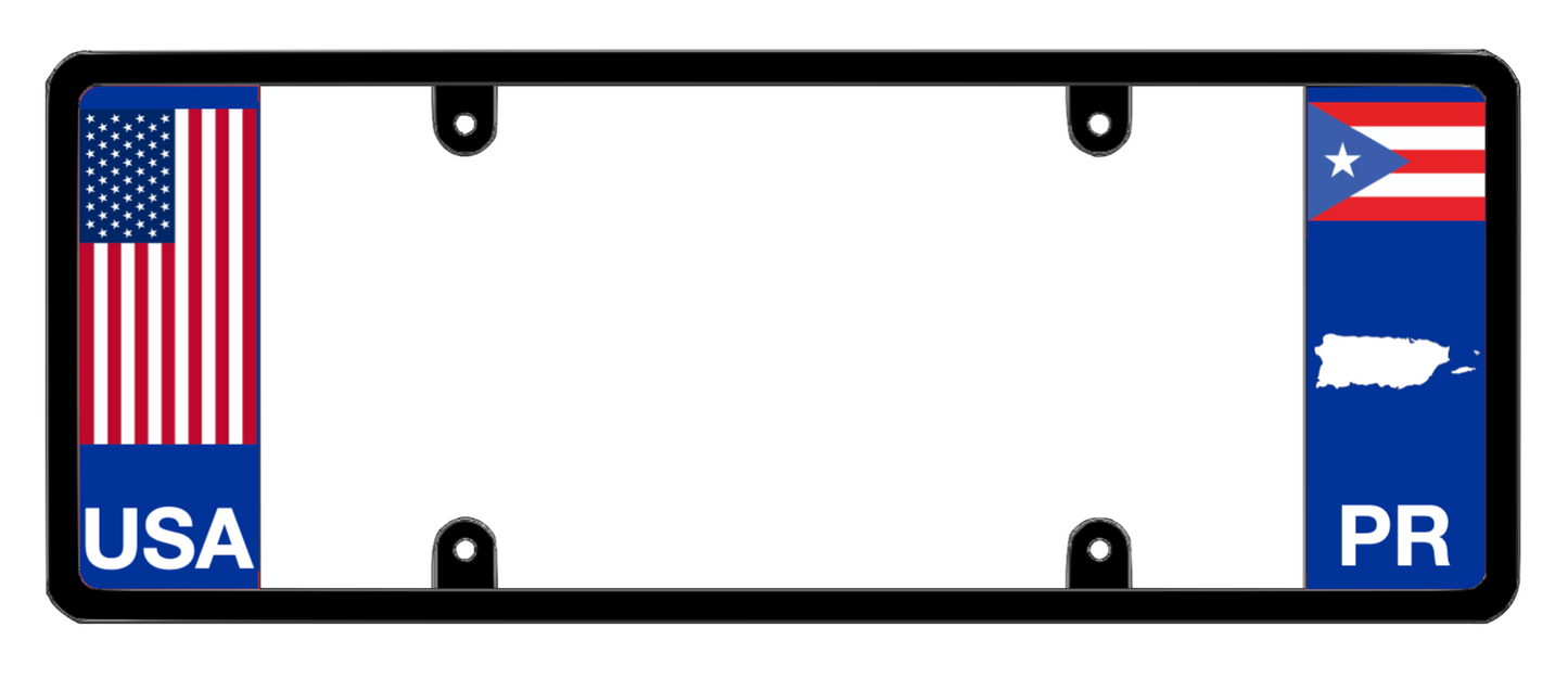 DFS Puerto Rico PR Patented License Plate Frame Holder