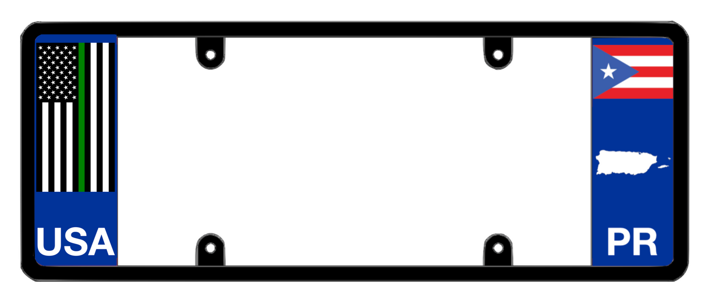 DFS Puerto Rico PR Patented License Plate Frame Holder