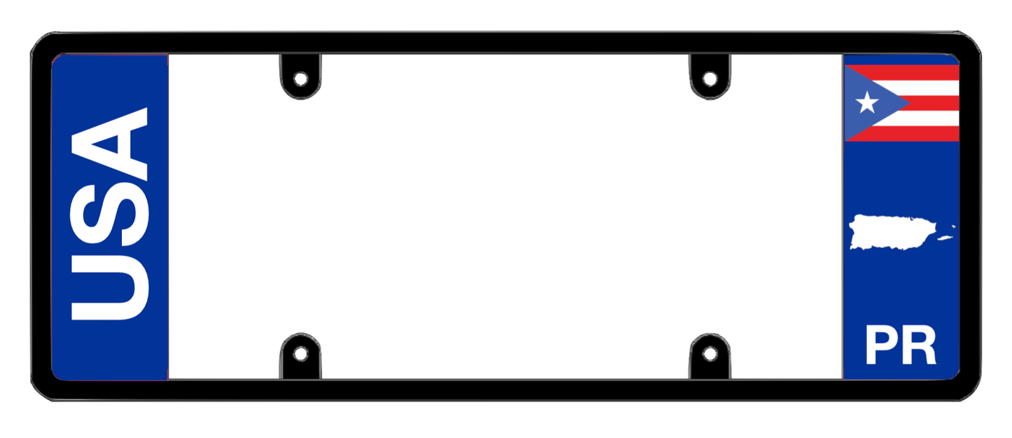 DFS Puerto Rico PR Patented License Plate Frame Holder