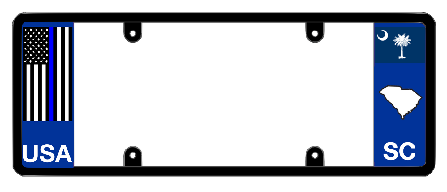 DFS South Carolina SC Patented License Plate Frame Holder