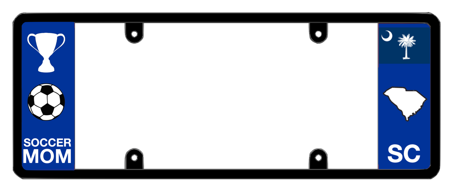 DFS South Carolina SC Patented License Plate Frame Holder