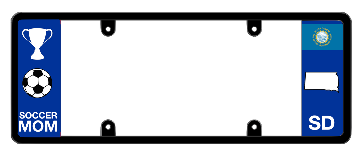 DFS South Dakota SD Patented License Plate Frame Holder