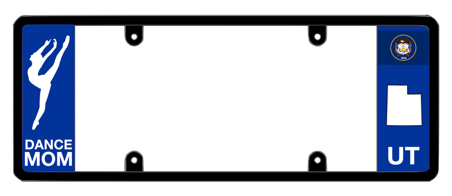 DFS Utah UT Patented License Plate Frame Holder
