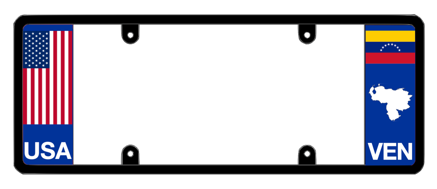DFS Venezuela VEN Patented License Plate Frame Holder