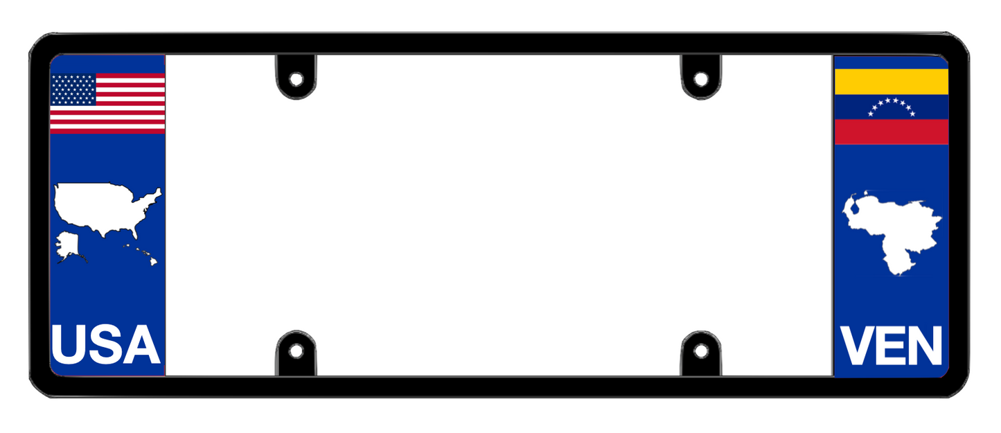 DFS Venezuela VEN Patented License Plate Frame Holder