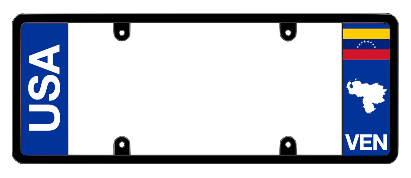 DFS Venezuela VEN Patented License Plate Frame Holder