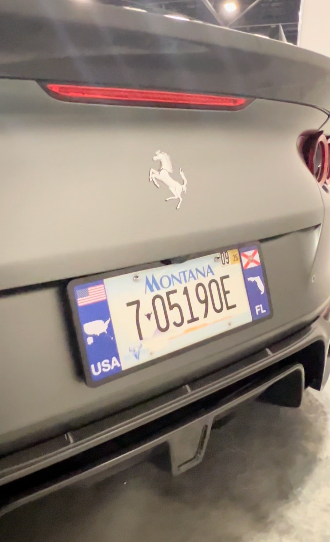 DFS Rhode Island RI Patented License Plate Frame Holder