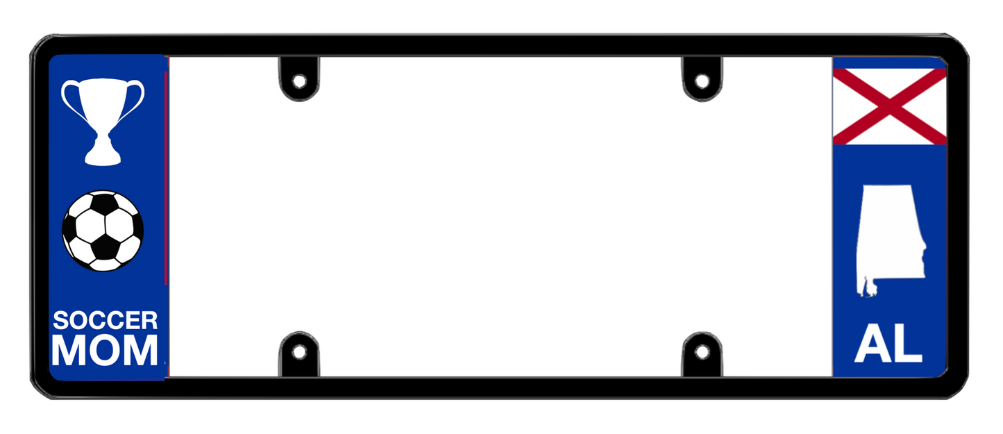 DFS Alabama AL Patented License Plate Frame Holder
