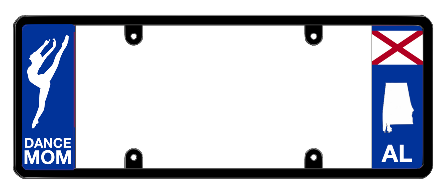 DFS Alabama AL Patented License Plate Frame Holder