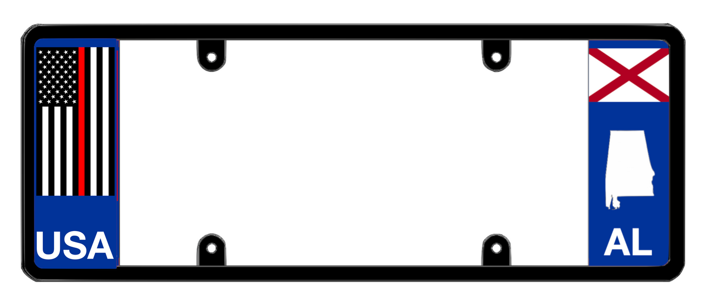 DFS Alabama AL Patented License Plate Frame Holder