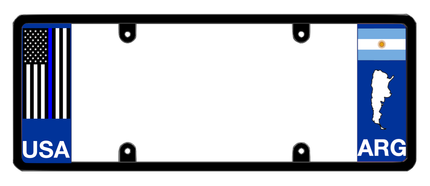 DFS Argentina ARG Patented License Plate Frame Holder