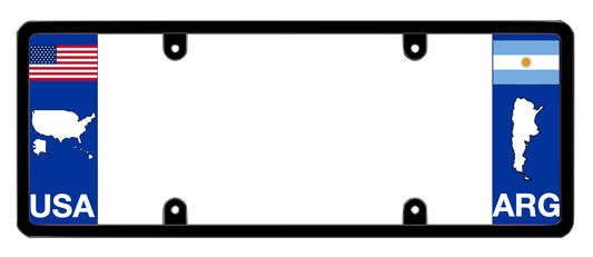DFS Argentina ARG Patented License Plate Frame Holder