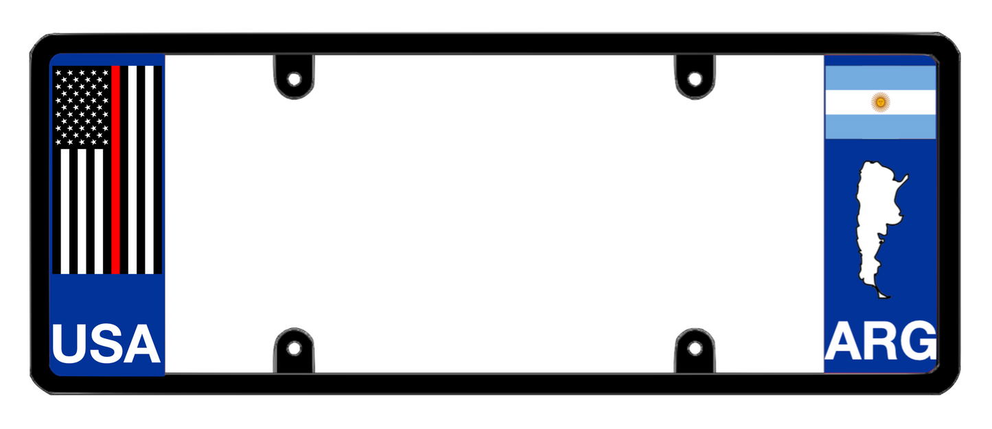 DFS Argentina ARG Patented License Plate Frame Holder