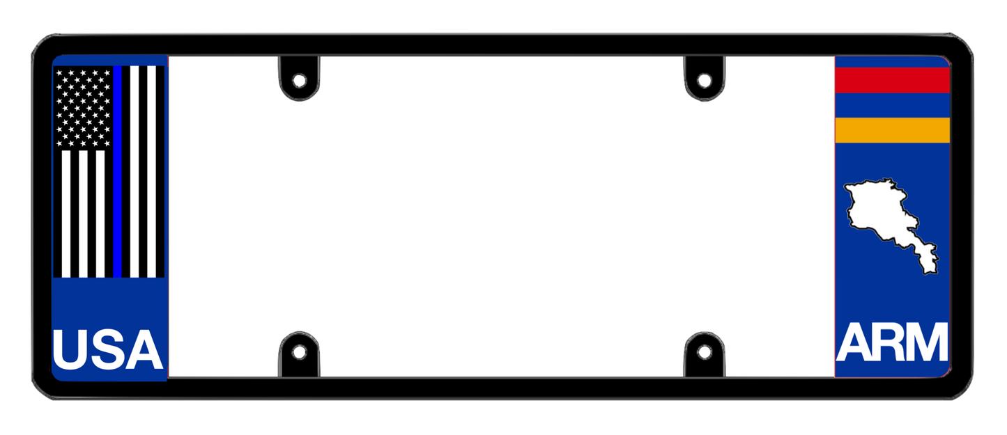 DFS Armenia ARM Patented License Plate Frame Holder