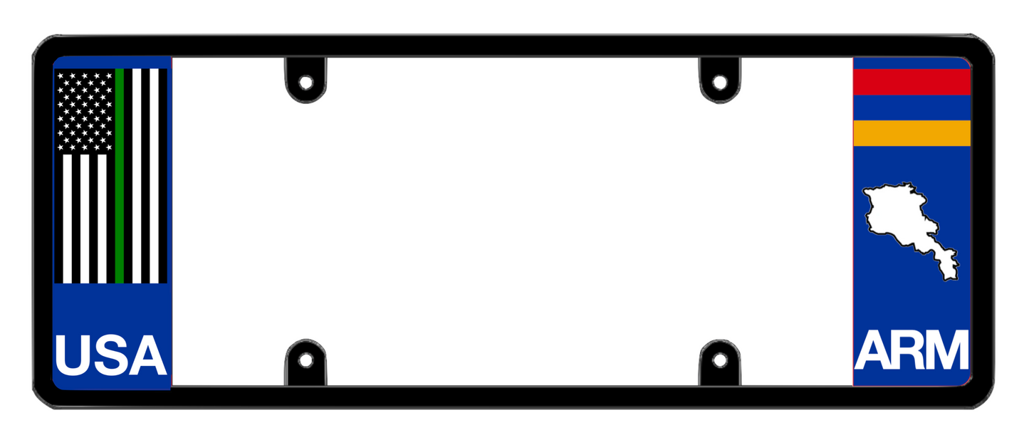 DFS Armenia ARM Patented License Plate Frame Holder