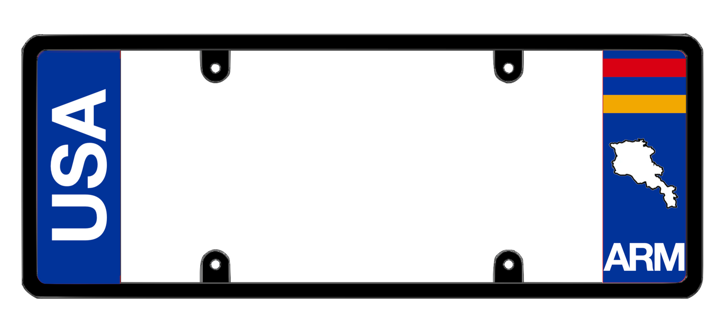 DFS Armenia ARM Patented License Plate Frame Holder