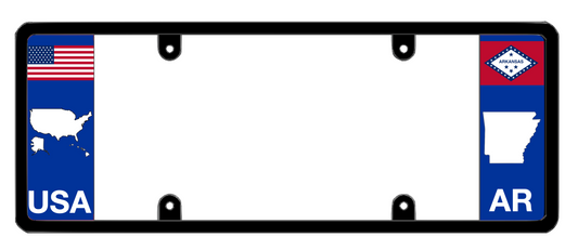 DFS Arkansas AR Patented License Plate Frame Holder