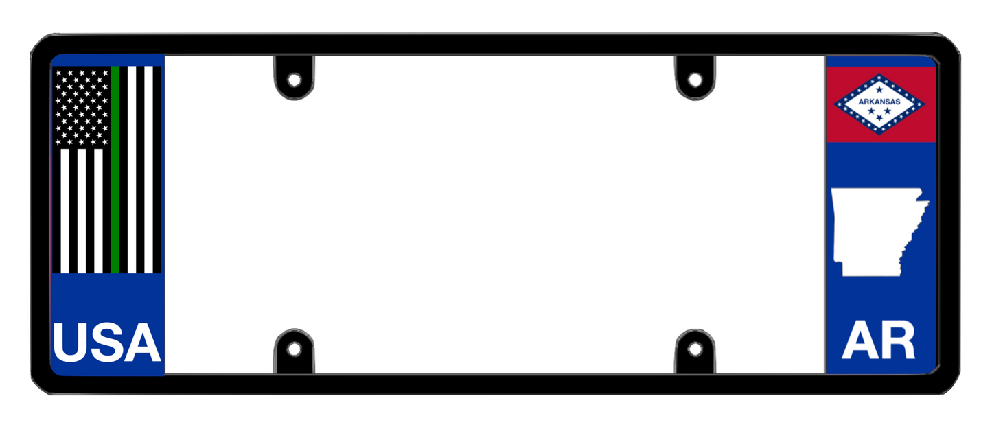 DFS Arkansas AR Patented License Plate Frame Holder