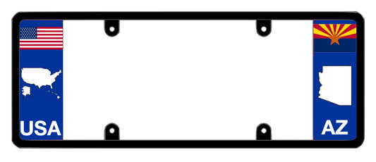 DFS Arizona AZ Patented License Plate Frame Holder