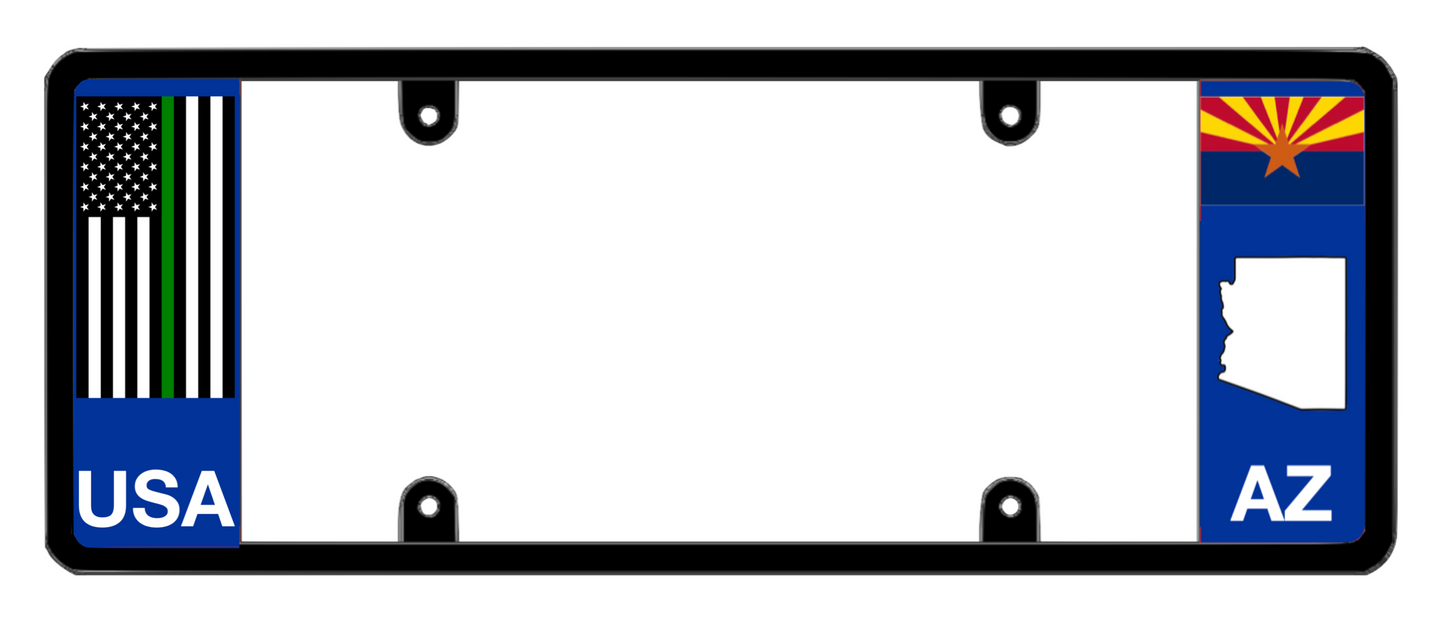 DFS Arizona AZ Patented License Plate Frame Holder